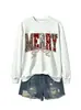 Amazon eBay loja independente moda casual feminina MERRY gravata borboleta estampa de leopardo xadrez com lantejoulas moletom transfronteiriço