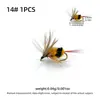 FZ2025 cebo para abejas biónico cebo para moscas anzuelo de pesca con mosca fabricantes suministro Mosca Abeja