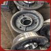Fabricantes de ruedas para vagonetas de mina de carbón de 320 mm en stock ruedas de acero fundido macizo para rieles ruedas para vagonetas de mina a prueba de polvo