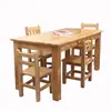 Mesas y Sillas de Madera Maciza para Jardín de Infancia, Escritorios Infantiles, Mesas de Escritorio para Aprendizaje y Escritura de Estudiantes en Casa, Mesas de Juego y Juguetes para Bebés