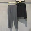 Pantalones de Vestir Casuales Ajustados Estilo Británico Rectos Blancos Estilo Coreano Resistentes a las Arrugas Verano Pantalones Cortos de Nueve Puntos Traje para Hombre