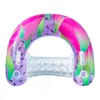 Hamaca de agua en forma de U, sillón inflable de PVC, verano, adulto, cama flotante para agua, juguete acuático, portavasos