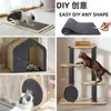 Protector de Sofá Anti-Arañazos de Gato Tela de Cuero Muebles Rascador para Gatos Cortable Autoadhesivo Tablero Rascador para Gatos Pegatina de Pared para Trepar Gatos