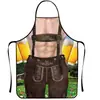 Nuevo Set de Pareja de Amazon Delantales Impermeables para el Oktoberfest Festival Tradicional Bávaro de la Cerveza, Un Set Disponible para Dropshipping