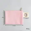 Cartera de monedas de gran capacidad Amazon hecha a mano DIY bolsa de lona 100% algodón color sólido cremallera engrosada bolsa de almacenamiento bolsa de mezclilla