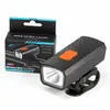 Luz de bicicleta para pedalar à noite, farol recarregável de alto brilho, luz para ciclismo ao ar livre e mountain bike, lanterna brilhante à prova d'água, luz de bicicleta de longa duração