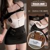 Lencería puramente sexual, traje de reina de noche, juego de rol ajustado, sexy mujer policía, uniforme de hermana real 2927