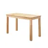 Mesas y Sillas de Madera Maciza, Mesas de Comida Rápida, Mesas de Comedor para Snack Bar de Restaurante de Ramen, Mesas Rectangulares para Desayuno, Mesas y Taburetes Pequeños para el Hogar