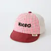 Nueva Moda Patchwork Protector Solar para Bebé Sombrero de Ala Suave Venta al por Mayor Estilo Primavera Verano Gorra de Béisbol Tendencia Coreana Gorro Fresco para Bebé