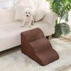 Escaleras para Perros, Escalera de Escalada para Mascotas, Peldaños Reversibles de Esponja, Adecuadas para Perros Pequeños y Medianos como Bichón, para Subir a la Cama o al Sofá, Extraíbles y Lavables