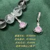 Acessórios DIY de Cristal Alta Retenção de Cor Banhado a Prata Estilo Corte Pingente de Zircônia Anel Pendente Estrela Lua Acessórios para Pulseira
