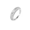Moda Europea y Americana Versátil Diamante Nuevo Circonita Micro-Pavimentada Anillo para Mujer Chapado en Oro de 18K Simple Moda Europea y Americana Transfronterizo