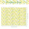 Wx013 Papel Acuarela Limón Pera Nieve 17g Regalo Flor Caramelo Papel Envoltorio a Prueba de Humedad Papel Tisú Decorativo Limón