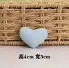 Tela Hecho a Mano Bordado Relleno de Algodón Corazón de Melocotón DIY Tres Dimensionales Corazón de Melocotón Relleno de Algodón Accesorios Ropa Accesorios para la Cabeza Accesorios para Muñecas Accesorios