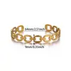 Pulsera de Acero de Titanio Amazon, No se Desvanece, Pulsera Ajustable de Acero Inoxidable para Mujer, Sensación Exagerada de Alta Gama, Pulsera Abierta al por Mayor