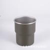 Taza de Cerveza Escalera Rizada de Acero Inoxidable 304 de una Sola Capa Estilo Campamento al Aire Libre Taza Paso de Café Taza Portátil Apilable