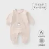 Mameluco de Manga Larga de Algodón Tencel Air para Bebé, Estilo Primavera y Otoño, Ropa Transpirable para el Hogar y Gateo de Recién Nacido