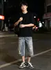 Shorts de Mezclilla Desgastados, Deshilachados y Rotos Estilo Páramo para Hombre, Nuevos Pantalones Cropped Casuales Rectos Sueltos Vintage de Verano para Mujer
