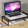 Elevador de Computadora Organizador de Escritorio Soporte Refrigerante para Laptop Artefacto de Almacenamiento para Dormitorio Oficina Bandeja para Teclado