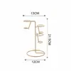 Suporte de Sorvete de Ferro, Casquinha, Suporte Decorativo Crispy para Sundae, Stand Decorativo para Loja de Bebidas Geladas de Restaurante