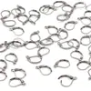 10x16mm ganchos de orelha franceses de cobre na cor dourada acessórios para brincos DIY feitos à mão materiais