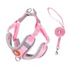 Coleira Peitoral com Guia para Pet Cachorro Pequeno Beaumi Bixiong Corda para Passeio de Cachorro Corda de Tração para Cachorro Anti-quebra