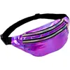 Riñonera de PVC con Logo Personalizado Oem/Odm, Riñonera de PVC Láser Hecha a Medida, Bolso Cruzado de Hombro Único de Color Brillante, Fábrica de Riñoneras