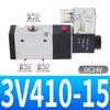 Válvula Solenoide de Tres Vías y Dos Posiciones 3V210-08 Válvula Neumática 3V110-06 310-10-Nc 410-15-No 120