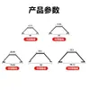 Tira de Luz de Línea de Yeso, Luz Lineal Triangular Montada en Superficie, Canal Emisor de Luz en Ángulo de 45 Grados, Canal de Aluminio, Canal Clip-On