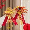 Lapela de Casamento com Textura de Alta Qualidade, Broche Estilo Chinês para o Noivo e a Noiva, Preparativos para o Casamento, Conjunto Completo de Lapelas para Membros da Família