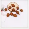 Pendientes de Planta Fruta Bellota Hechos a Mano DIY Fruta Pendientes Personalizados Creativos Material Chica Linda Pendientes Retro