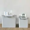 Caixa de Armazenamento de Mesa para Casa Aishangli, Caixa de Armazenamento Diversos Empilhável Sem Tampa, Caixa de Armazenamento de Plástico Simples Moderna