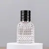 F093G-30Ml Botella de Perfume de Piña Vidrio Spray Botella Vacía Tipo Push 50ml Tapa Nogal Botella de Perfume
