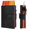 Nuevo tarjetero multifuncional de Amazon para hombre, billetera de negocios, tarjetero portátil con múltiples ranuras para tarjetas, antirrobo RFID