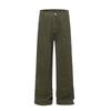 Pantalones Cargo Vintage Old High Street Casuales Sueltos Rectos Elemento de Clavo de Sauce Jeans de Industria Pesada Pantalones Modernos para Hombres y Mujeres