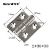 Bisagra de Acero Inoxidable 304 Bisagra Bisagra de Cubierta Accesorios para Toldo de Yates Bisagra Plegable Plana Abierta Fija