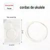 Cordas de Violão Folk por Atacado, Cordas de Aço Coloridas para Violões Acústicos, Conjunto Bulk de Ukulele, Conjunto de Cordas Coloridas para Guitarra Elétrica