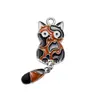 Actividad de Gatito Cola DIY Accesorios de Joyería Colgante Adorno para la Cabeza Collar Aretes Llavero Materiales Hechos a Mano