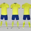Playeras de fútbol lisas, uniformes de equipo de competición para adultos y niños, playeras deportivas de manga corta para entrenamiento al por mayor