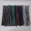 Moda Feminina de Alta Qualidade Nanyou Mais Vendida Cintura Elástica Solta Emagrecedor Saia Evasê Versátil Saia Plissada Miyake