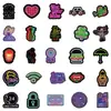 100 pegatinas de graffiti personalizadas con luz de neón, dibujos animados creativos para motocicleta, computadora, patineta, equipaje, pegatinas impermeables