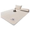 Nuevo Set de Tres Piezas de Sábanas Ajustables de Verano de Seda de Hielo y Látex Plegable para Estudiante de Dormitorio Individual Lavable a Máquina