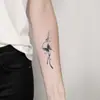 Mariposa Sexy Genial Tatuaje de Hierbas Pegatinas Impermeables Larga Duración Abdomen Inferior Espalda Femenina No Reflectantes Realistas Pegatinas de Jugo