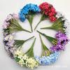 Ramo de Gipsofila Simulado Flor de Tecido Artificial Crisântemo Ameixa Pequena Fruta Ameixa Guirlanda DIY Decoração de Casamento Flor Artificial