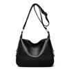 Bolso de Mujer DENK de Cuero Genuino Transfronterizo 2024 Nuevo Bolso de Hombro Cruzado Casual de Moda Sentido Avanzado Capa Superior Piel de Vaca Bolso Grande