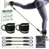 Correa de Tobillo para Fitness para Entrenamiento de Piernas y Glúteos, Banda de Tobillo para Ejercicio, Entrenador de Hebilla de Tobillo