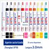 Caneta de Pintura Shanghai General Geração 110 23 Cores Não Desbota Metal Óleo Marcador de Tinta Branca para Automóveis