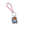 Amazon Serie de Baloncesto Llavero Creativo de Cuerda Trenzada Accesorios de Dunhuang Llavero Trenzado Creativo Pequeño