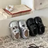 Zapatos de Princesa Vintage XSHX|Redondos Lindos Estilo Coreano Sencillos Mary Janes para Niñas con Punta Amplia y Goma Antideslizante para Otoño
