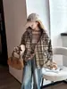 Chaqueta para Niñas Rantuo 2026 Otoño Nueva Moda Abrigo de Cuero PU de Doble Cara para Niños Mayores Top Casual Venta al por Mayor Transfronteriza
